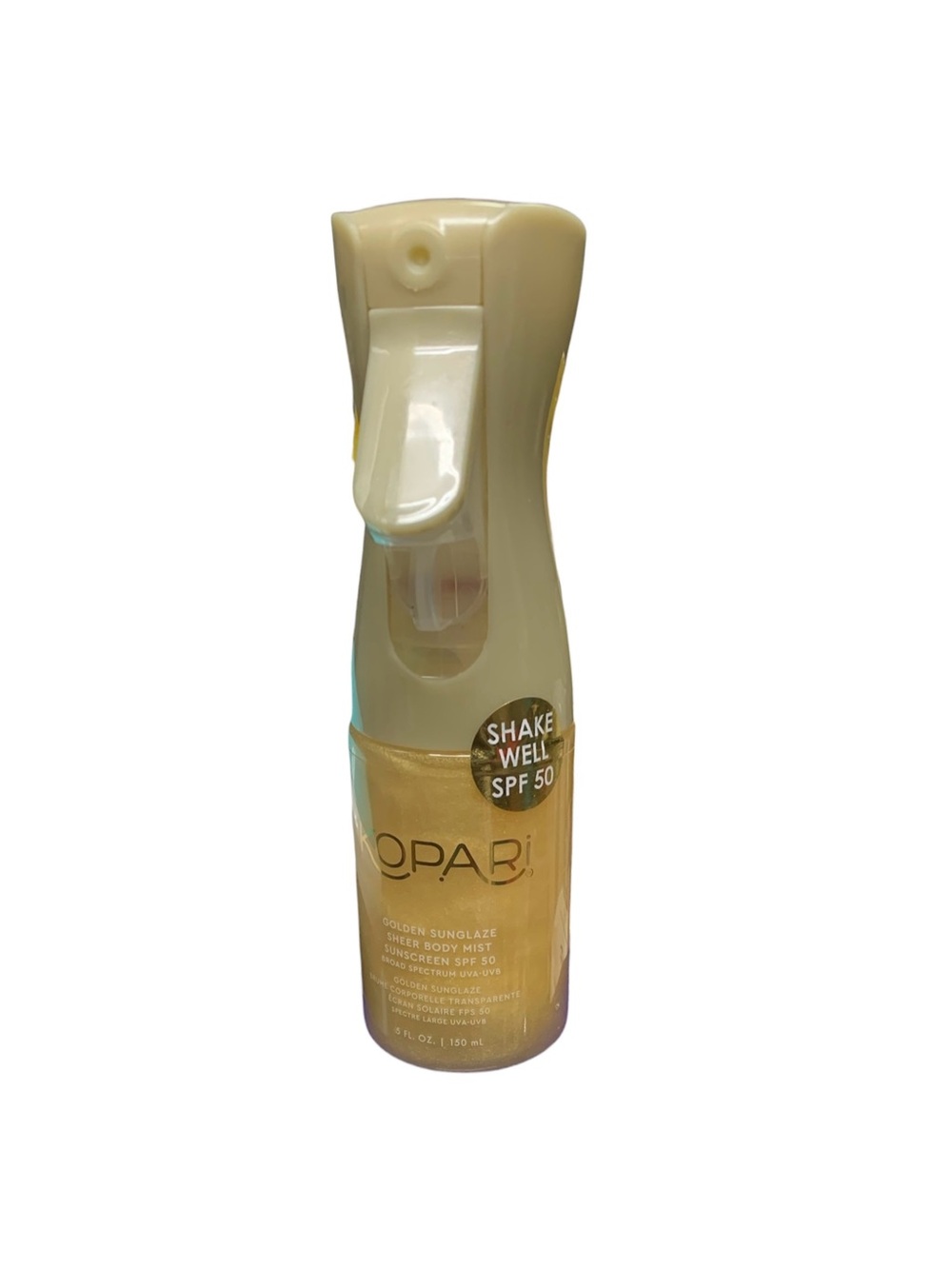 Kopari Golden Sunglaze Sheer Body Mist Sunscreen SPF50 Glow Spray 5oz EXP 5/2027